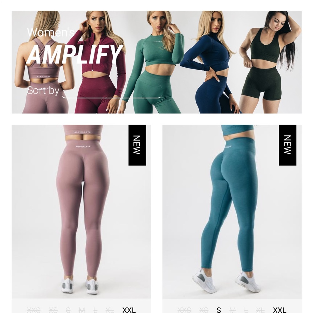 Alphalete Amplify collection ISO SIZE MEDIUM